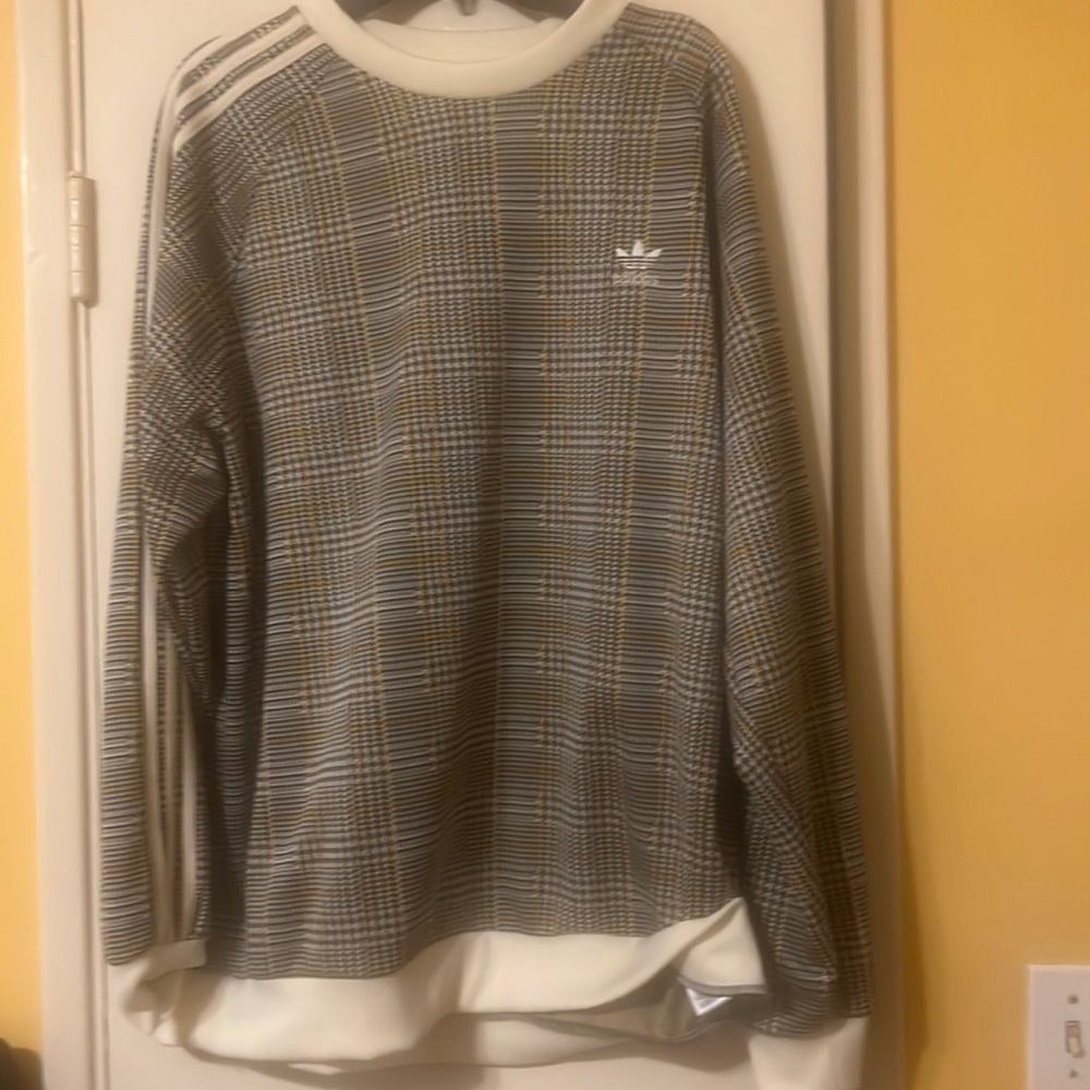 Mens plaid sweatshirt